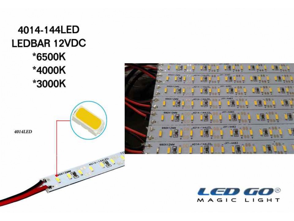 4014B SMD LED BAR 144 LED/m 100CM 12VDC