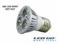 3 WATT LED SPOT AMPUL E27 DUY-MAVİ RENK-220V