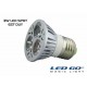 3 WATT LED SPOT AMPUL E27 DUY-MAVİ RENK-220V