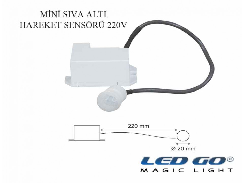 SIVA ALTI MİNİ HAREKET SENSÖRÜ 220V