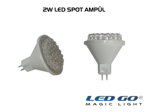 MR16 (12V İğne ayaklı led lamba, çeşitli renklerde)