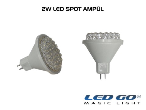 MR16 (12V İğne ayaklı led lamba, çeşitli renklerde)