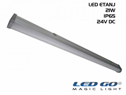 21W ,APC SERİSİ LED ETANJ,ALÜMİNYUM GÖVDELİ,24V DC,101CM ÖZEL BOY,IP65