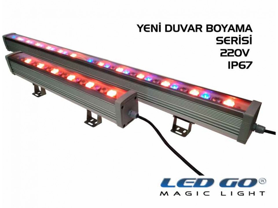 36W,RGB DUVAR BOYAMA,RF KUMANDALI,220V,100CM