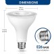 15W,PAR30,E27 LED AMPÜL-3000K