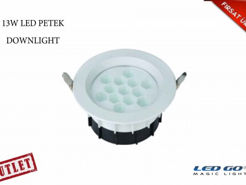 13W YUVARLAK PETEK LED DOWNLIGHT