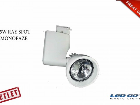 15W LED BEYAZ RENK RAY SPOT-MONOFAZE