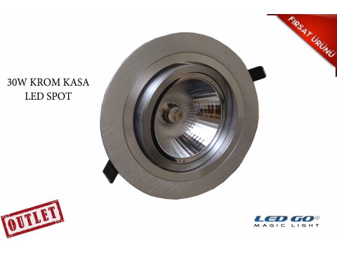 30W LED KROM YUVARLAK ARMATÜR