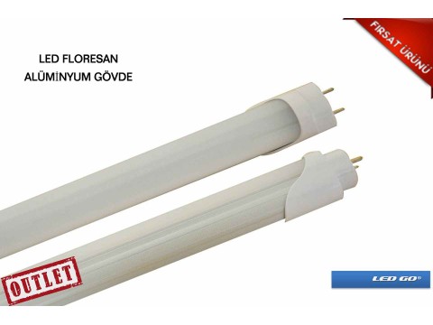 LED FLORESAN 18W T8 1200MM 220V-ALÜMİNYUM GÖVDELİ