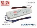 MEAN WELL  LPV-60-24 60 W, 24 V, 2.5 A,SABİT VOLTAJ