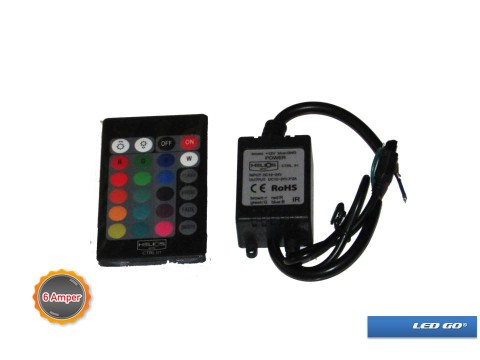 3x2A RGB LED KONTROL CIHAZI IR UZAKTAN KUMANDALI