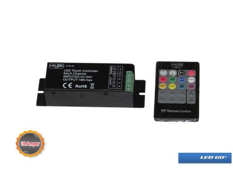 3*6A RGB LED KONTROL CİHAZI RF UZAKTAN KUMANDALI