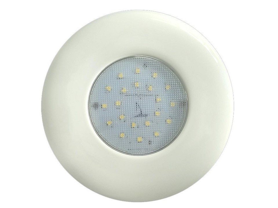 5W Sıva Üstü LED Spotlar,10-30V DC (Beyaz-Krom Kaplama)