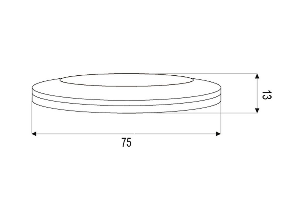 5W Sıva Üstü LED Spotlar,10-30V DC (Beyaz-Krom Kaplama)