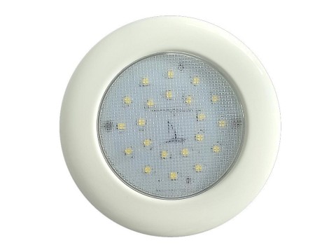 7W Sıva Üstü LED Spotlar,10-30V DC (Beyaz-Krom Kaplama)