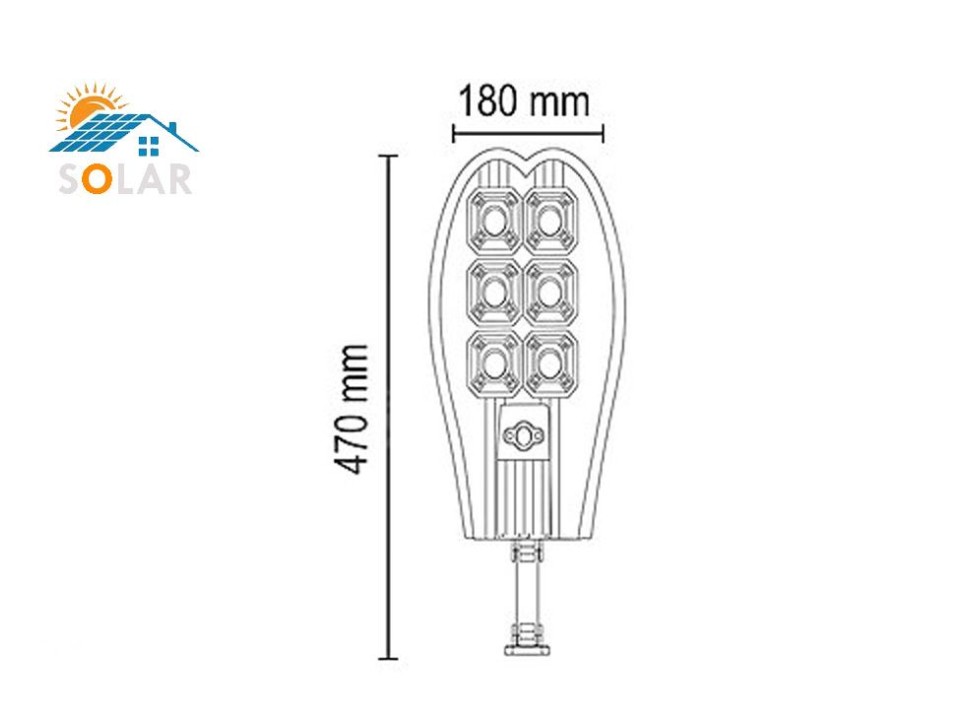 Kumandalı Solar Sokak Armatürü FL-3281