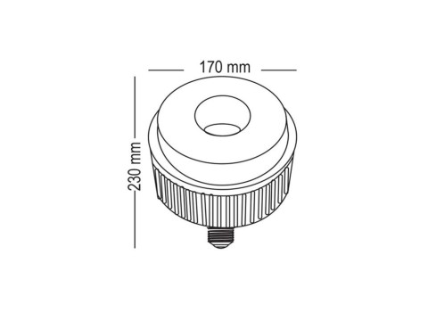 80W Sanayi Tipi LED Ampül E27 duylu FL-6049