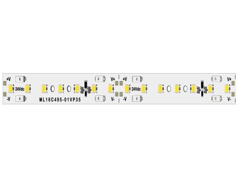 ML16A495-01VP35-24V | 2835SMD LED Bar 24V DC 70LED 16X495mm